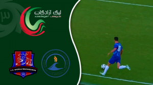 خلاصه بازی پالایش نفت بندرعباس 1 - نساجی 1 