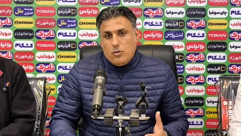 نشست خبری خلیفه اصل پس از بازی با پیکان