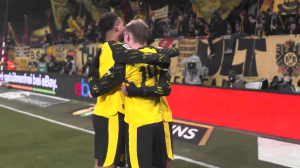 گل سوم دورتموند به یونیون برلین توسط بایر