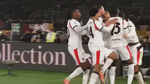 گل اول میلان به رم توسط د وینتر