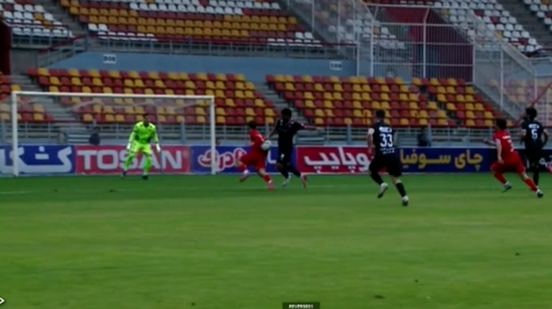 صحنه مشکوک به پنالتی در محوطه پرسپولیس