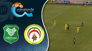 خلاصه بازی فجرسپاسی 2 - خیبر 1 