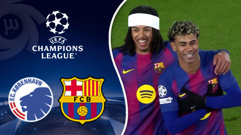 خلاصه بازی بارسلونا 4 - کپنهاگن 1