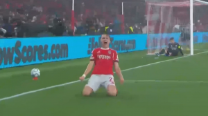 گل اول بنفیکا به رئال مادرید توسط اشجلدرپ 