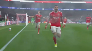 گل دوم بنفیکا به رئال مادرید توسط پاولیدیس 