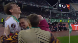 گل اول رم به پاناتینایکوس (زیلکوفسکی)