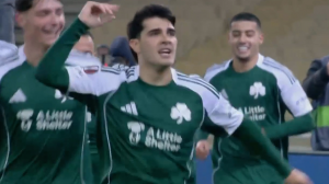 گل اول پاناتینایکوس به رم (تابوردا)