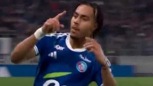 گل اول استراسبورگ به پاری سن ژرمن (گوئلا دوئه)