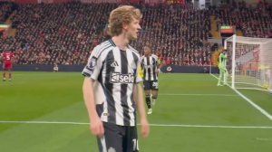 گل اول نیوکسل به لیورپول توسط گوردون