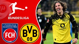 خلاصه بازی دورتموند 3 - هایدنهایم 2