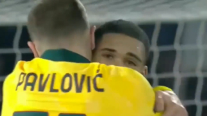 گل اول آث میلان به بولونیا (لوفتوس چیک)