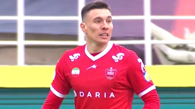 تیر دروازه، مانع دومین گل سرگیف برای پرسپولیس