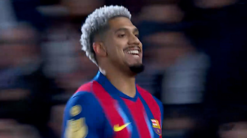 گل دوم بارسلونا به آلباسته (رونالد آرائوخو)