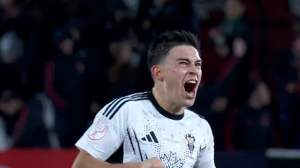 گل اول آلباسته به بارسلونا (مورنو)