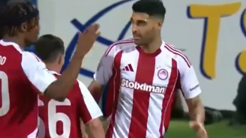 گل دوم المپیاکوس به آستراس توسط مهدی طارمی