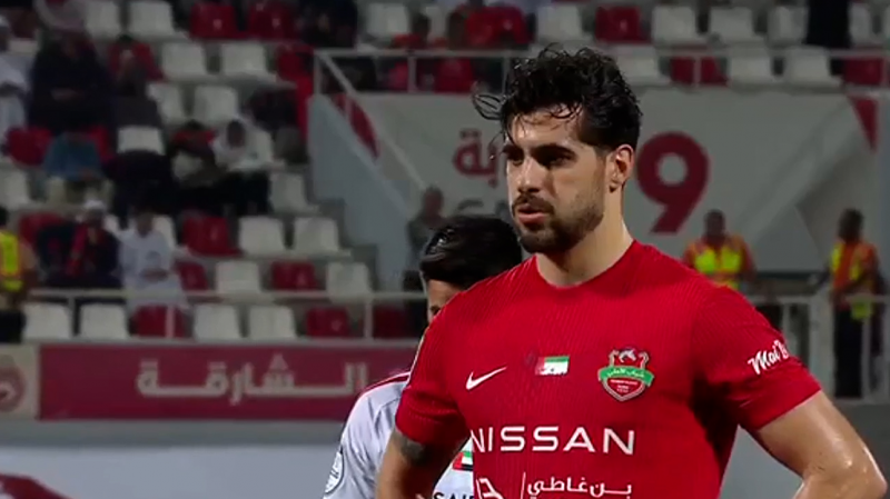 گل سوم شباب الاهلی به شارجه (سعید عزت اللهی)