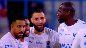 دبل بنزما؛ گل دوم الهلال به الاخدود