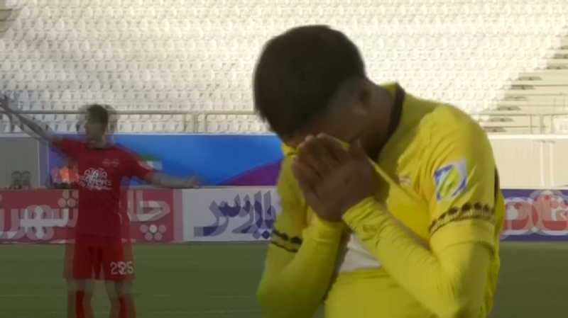 گل دوم فجرسپاسی به تراکتور (مرادی)