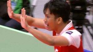 گل پنجم فوتسال اندونزی به ایران توسط ایسرار