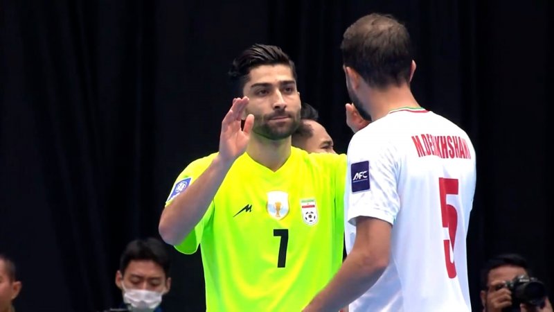 گل چهارم فوتسال ایران به اندونزی توسط کریمی