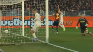 گل اول ناپولی به جنوا (هویلوند)