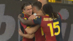 گل اول جنوا به ناپولی (مالینوسکی)