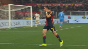 گل دوم جنوا به ناپولی (کولومبو)