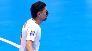 ضربات پنالتی دیدار فوتسال اندوزی - ایران