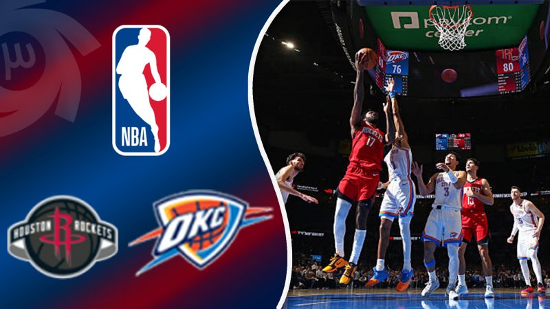 خلاصه بسکتبال اوکلاهاما سیتی تاندر - هیوستون راکتس