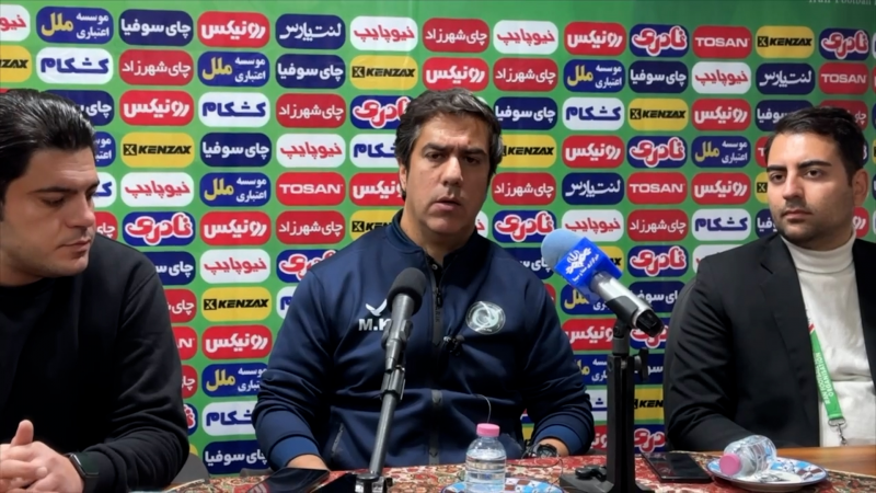 نشست خبری مربی پیکان پس از بازی با چادرملو