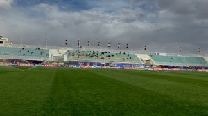 جو ورزشگاه نصیری یزد در فاصله ۱۵ دقیقه تا شروع بازی