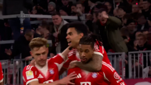 گل چهارم بایرن مونیخ به هوفنهایم توسط دیاز