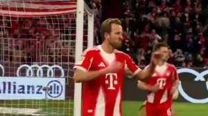 گل اول بایرن مونیخ به هوفنهایم توسط هری کین