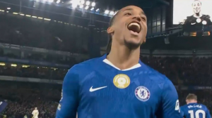 گل اول چلسی به لیدز (پدرو)