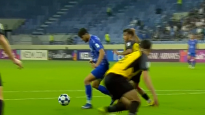 مهار بی نظیر دروازه‌بان الحسین روی شوت سحرخیزان!