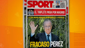 شکست پرز در صفحه اول روزنامه های اروپا