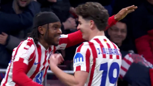  گل سوم اتلتیکومادرید به بارسلونا (لوکمن)