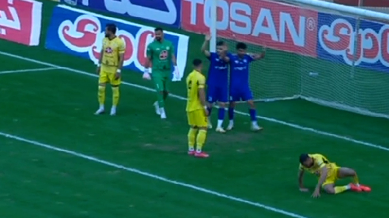 گل اول استقلال خوزستان به فجرسپاسی (جلالی وند)