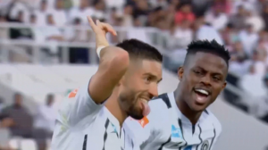 گل دوم الشباب به الاهلی توسط کاراسکو