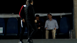 واکنش های اوسمار روی نیمکت پس از گل دوم گل گهر