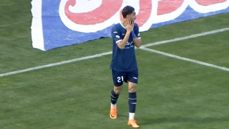 سیو تماشایی پیام نیازمند مقابل ضربه شهرآبادی