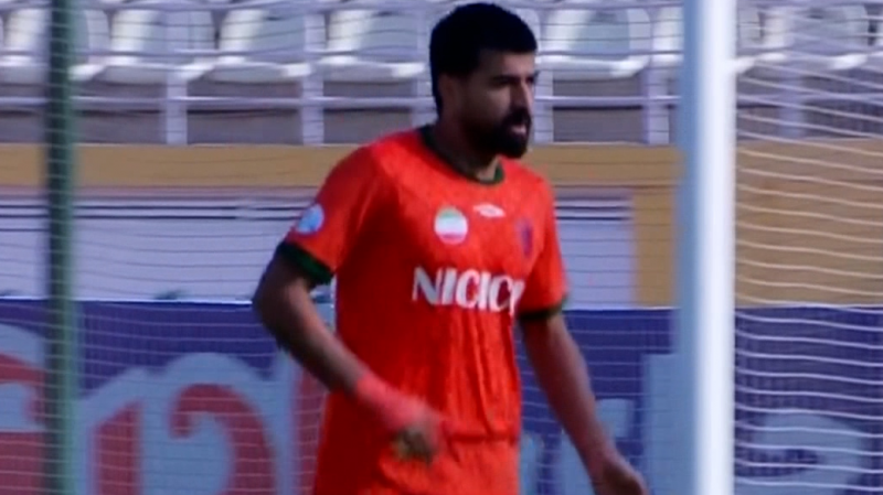 گل اول مس رفسنجان به پیکان توسط جبیره