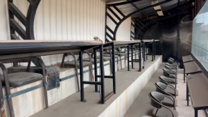 وضعیت اسفناک جایگاه خبرنگاران ورزشگاه انقلاب کرج 