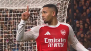 گل چهارم آرسنال به ویگان (ژسوس)