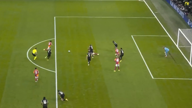 گل اول گالاتاسرای به یوونتوس (سارا)