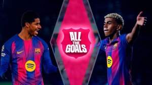 تمامی گل‌های بارسلونا در مرحله گروهی لیگ قهرمانان