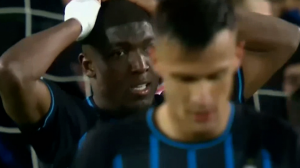 گل سوم اتلتیکومادرید به کلوب بروژ (گل به خودی)