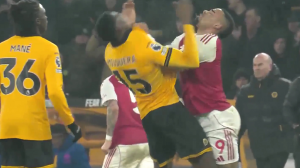 حرکت خشن ژسوس پس از سوت پایان بازی!