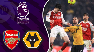 خلاصه بازی ولورهمپتون 2 - آرسنال 2