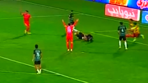 صحنه مشکوک به پنالتی به روی بیفوما